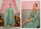 Ibiza Eshal Linen Cotton Jacquard With Embroidered Salwar Kameez