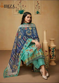 Ibiza Fashion Story Gucci Silk Digital Printed Salwar Kameez