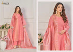 Ibiza Frappe Linen Jacquard Digital Printed Salwar Kameez