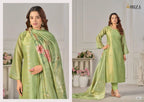 Ibiza Frappe Linen Jacquard Digital Printed Salwar Kameez