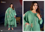 Ibiza Gazal Linen Jacquard Digital Embroidered Salwar Kameez