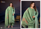 Ibiza Gazal Linen Jacquard Digital Embroidered Salwar Kameez