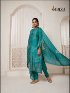 Ibiza Hanar Simar Muslin Digital Printed Salwar Kameez Full Catalog available at wholesale rate.