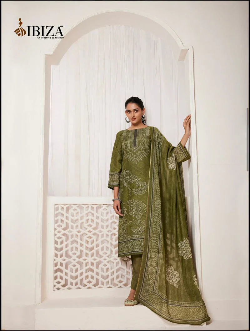 Ibiza Hanar Simar Muslin Digital Printed Salwar Kameez Full Catalog available at wholesale rate.