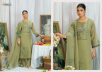 Ibiza Haneen Linen Cotton Embroidered Salwar Kameez