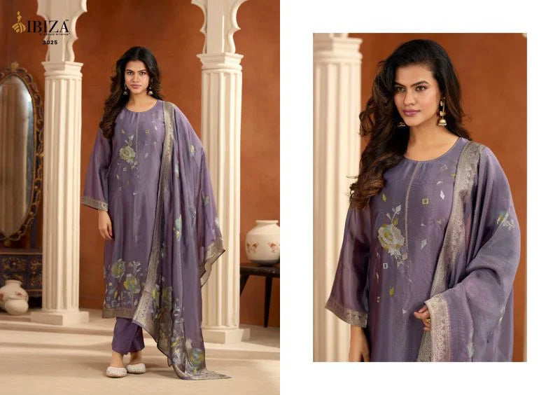 Ibiza Jasleen Banglory Silk Jacquard With Work Salwar Kameez