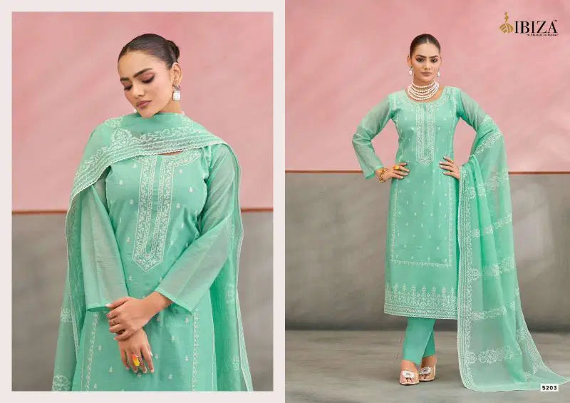 Ibiza Joree Mal Cotton Laser Cut Worked Salwar Kameez Collection