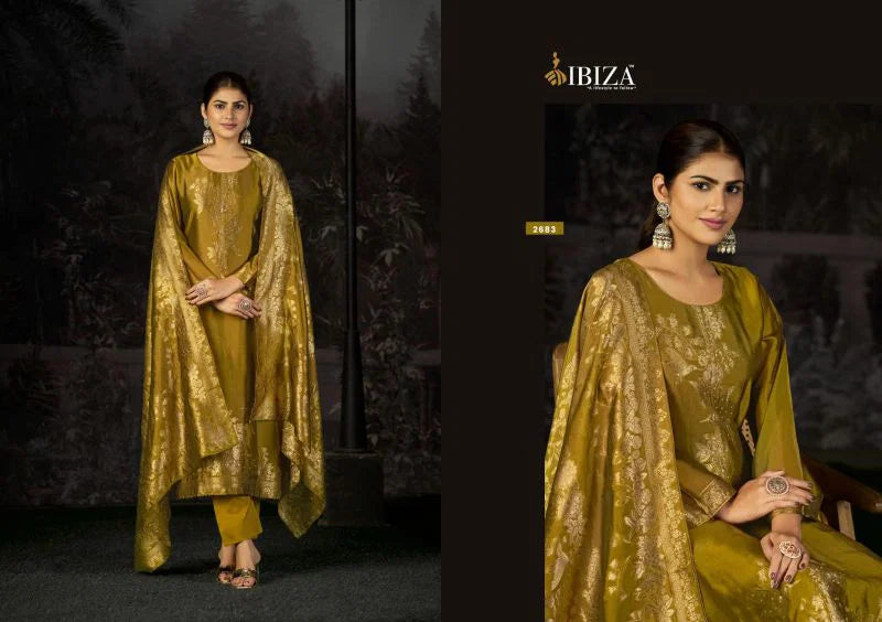 Ibiza Manali Banglory Silk With Handwork Designer Salwar Kameez
