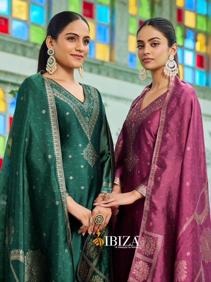 Ibiza Olivia Banglory Silk With Handwork Salwar Kameez