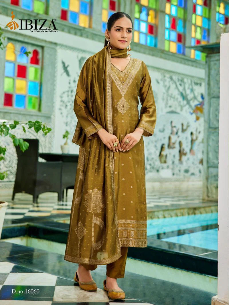 Ibiza Olivia Banglory Silk With Handwork Salwar Kameez