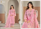 Ibiza Radin Linen Jacquard Digital Printed Salwar Kameez