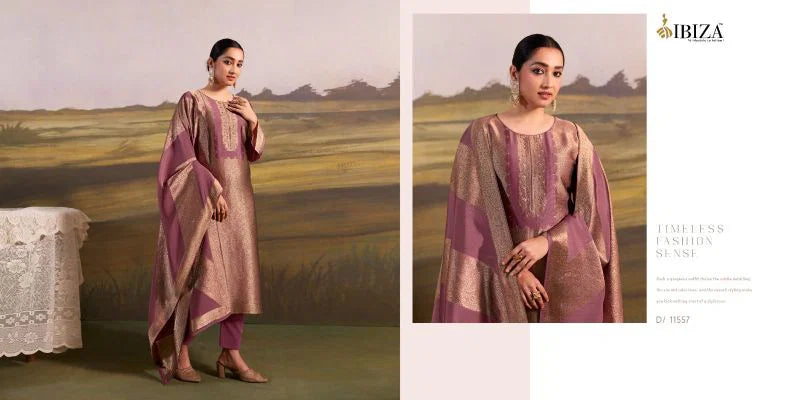 Ibiza Safari Banglory Silk With Handwork Designer Salwar Kameez