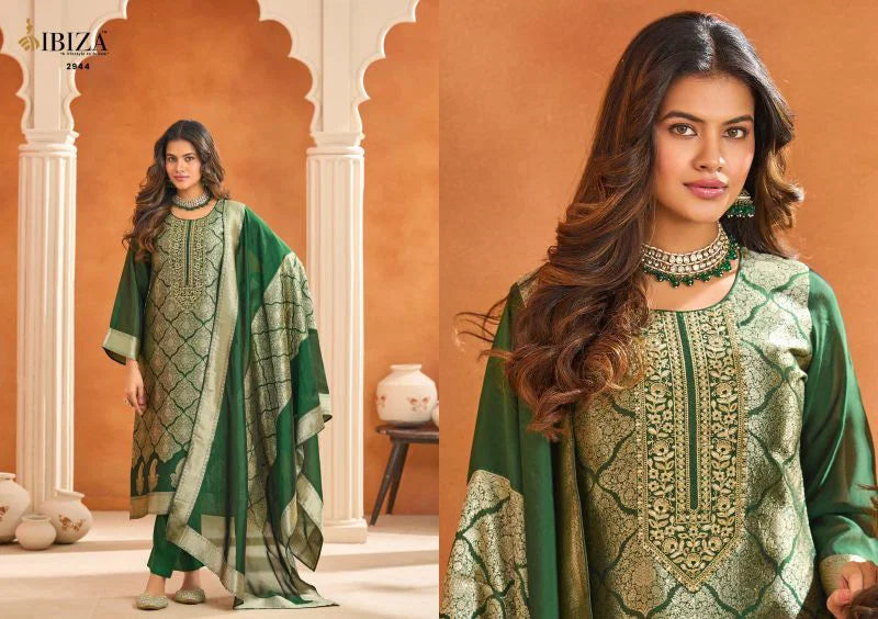 Ibiza Sakhi Vol 20 Banglory Silk Jacquard With Work Salwar Kameez