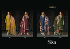Ibiza Sisa Glass Organza With Hand Mirror Work Salwar Kameez