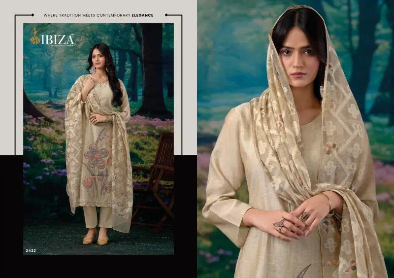 Ibiza Tareef Orgenic Cotton With Aplic Work Salwar Kameez Collection