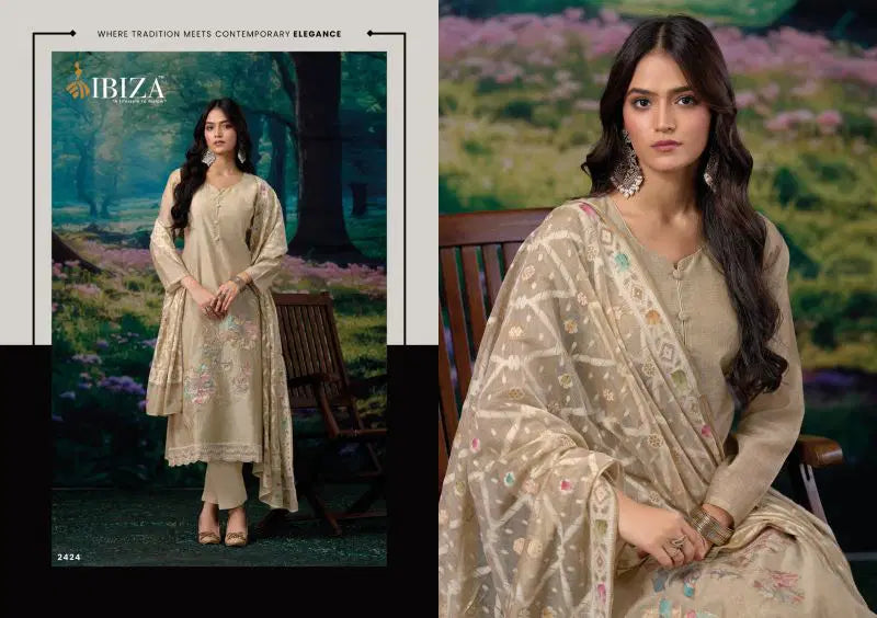 Ibiza Tareef Orgenic Cotton With Aplic Work Salwar Kameez Collection