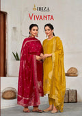 Ibiza Vivnata Banglory Silk Jacquard With Handwork Salwar Kameez