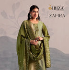 Ibiza Zafira Banglory Silk Jacquard With Handwork Salwar Kameez