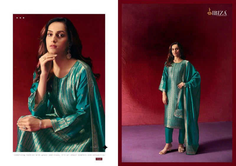 Ibiza Zeya Banglory Silk Jacquard With Work Salwar Kameez