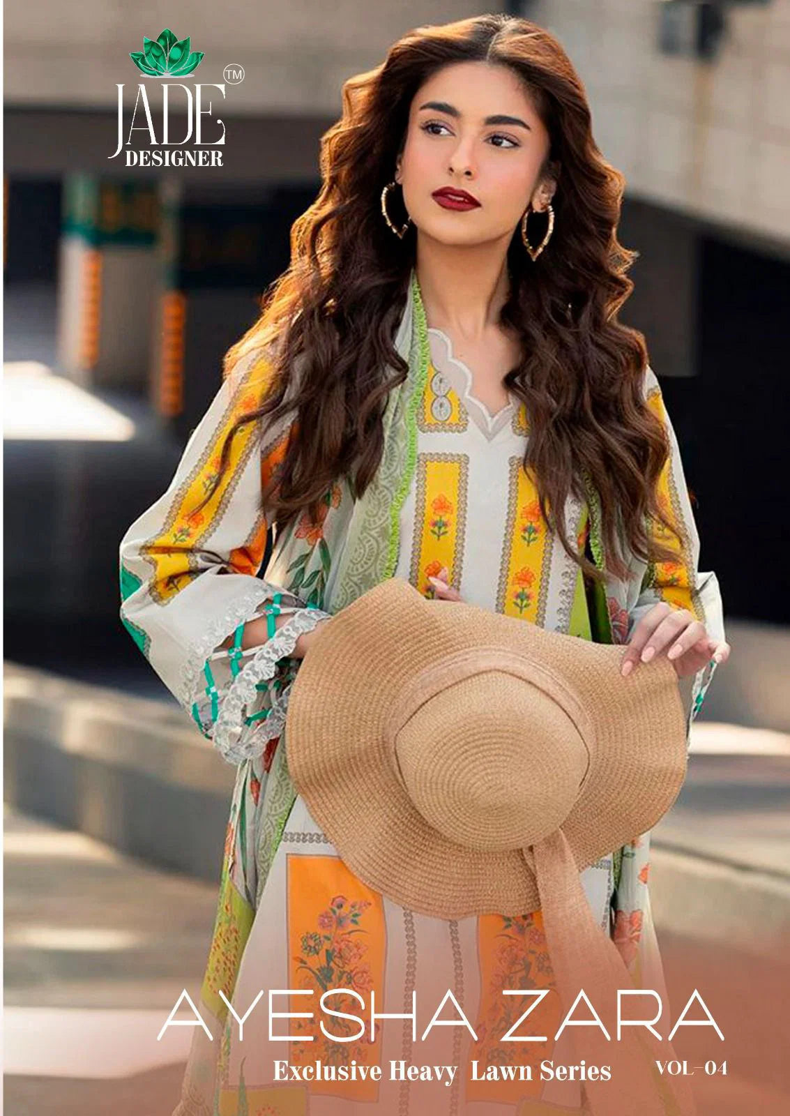 Jade Ayesha Zara Vol 4 Karachi Printed Cotton Dress Material