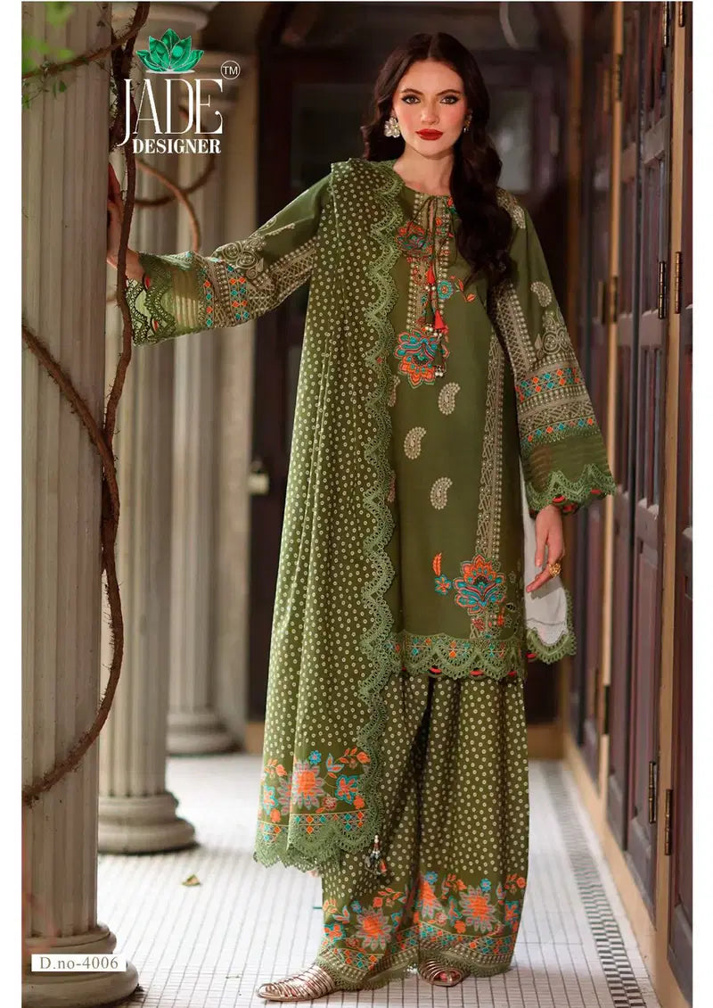Jade Ayesha Zara Vol 4 Karachi Printed Cotton Dress Material