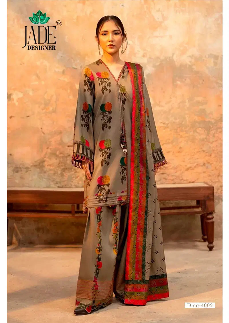 Jade Ayesha Zara Vol 4 Karachi Printed Cotton Dress Material