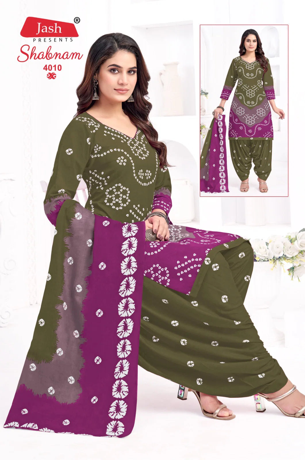 Jash Shabnam Vol 4 Bhandani Cotton Printed Dress Material Collection