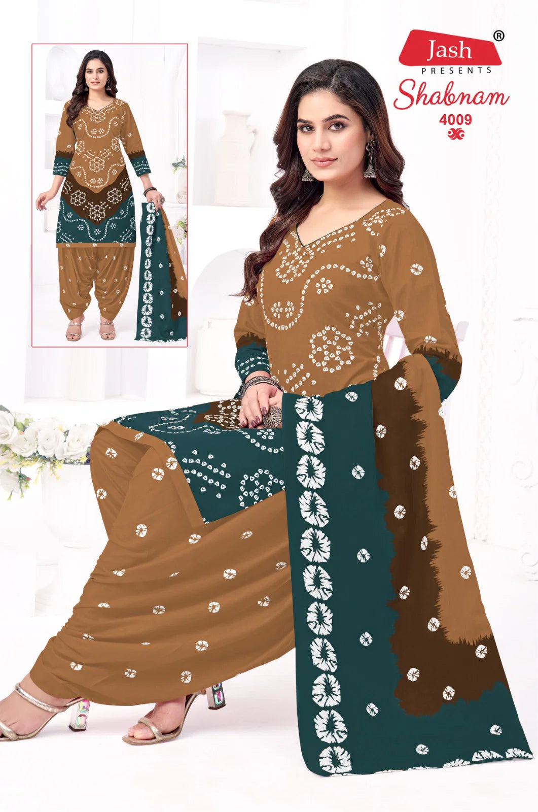 Jash Shabnam Vol 4 Bhandani Cotton Printed Dress Material Collection