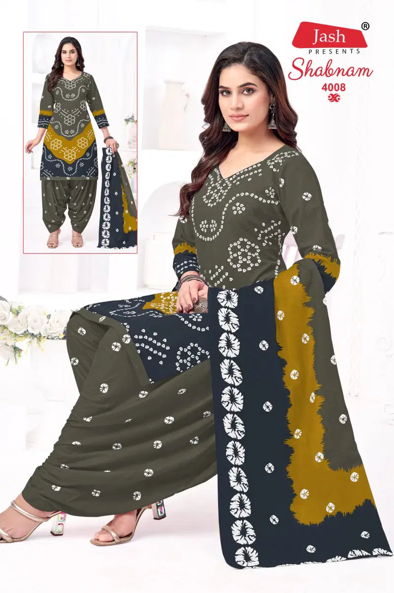 Jash Shabnam Vol 4 Bhandani Cotton Printed Dress Material Collection
