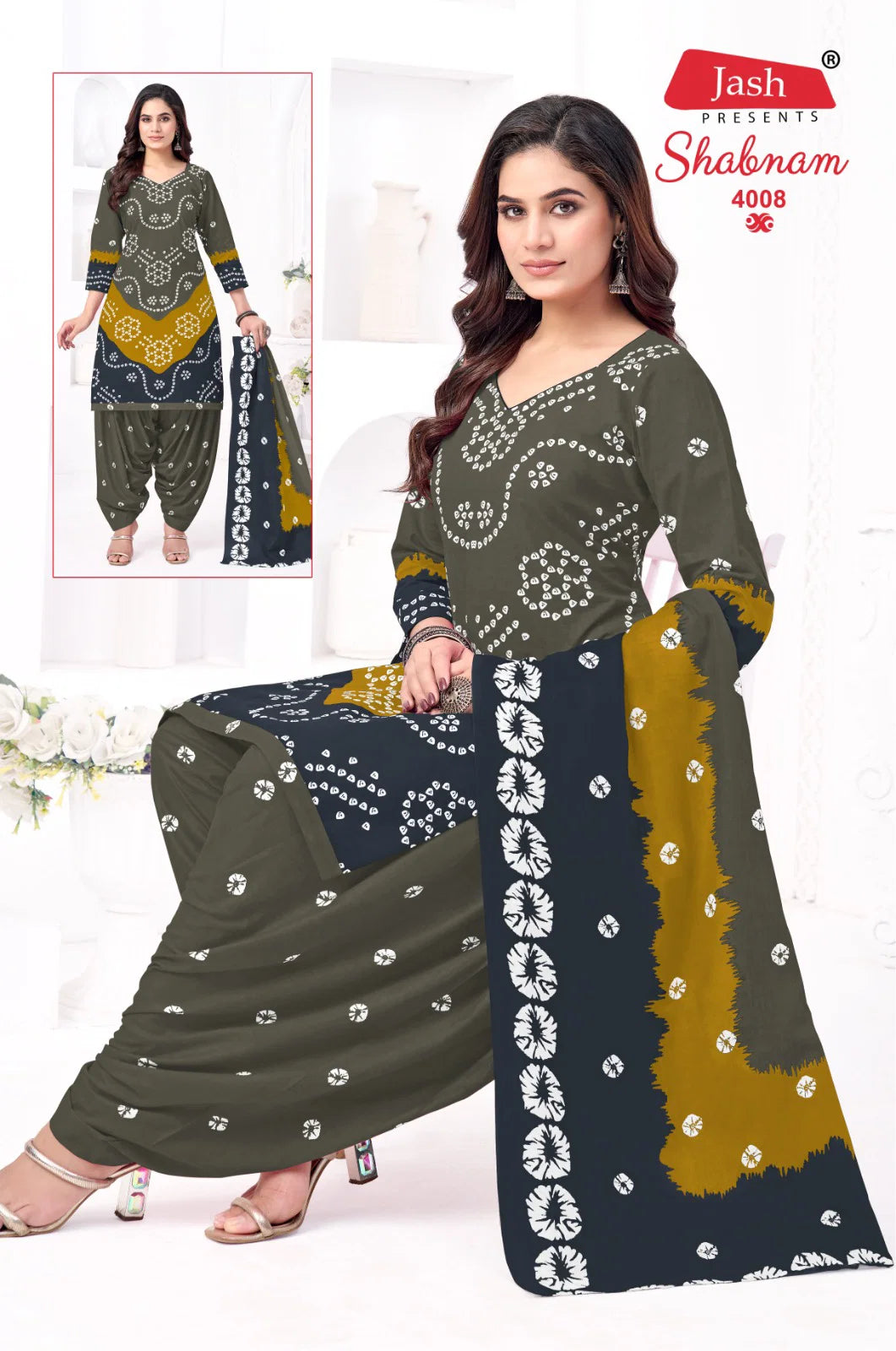 Jash Shabnam Vol 4 Bhandani Cotton Printed Dress Material Collection