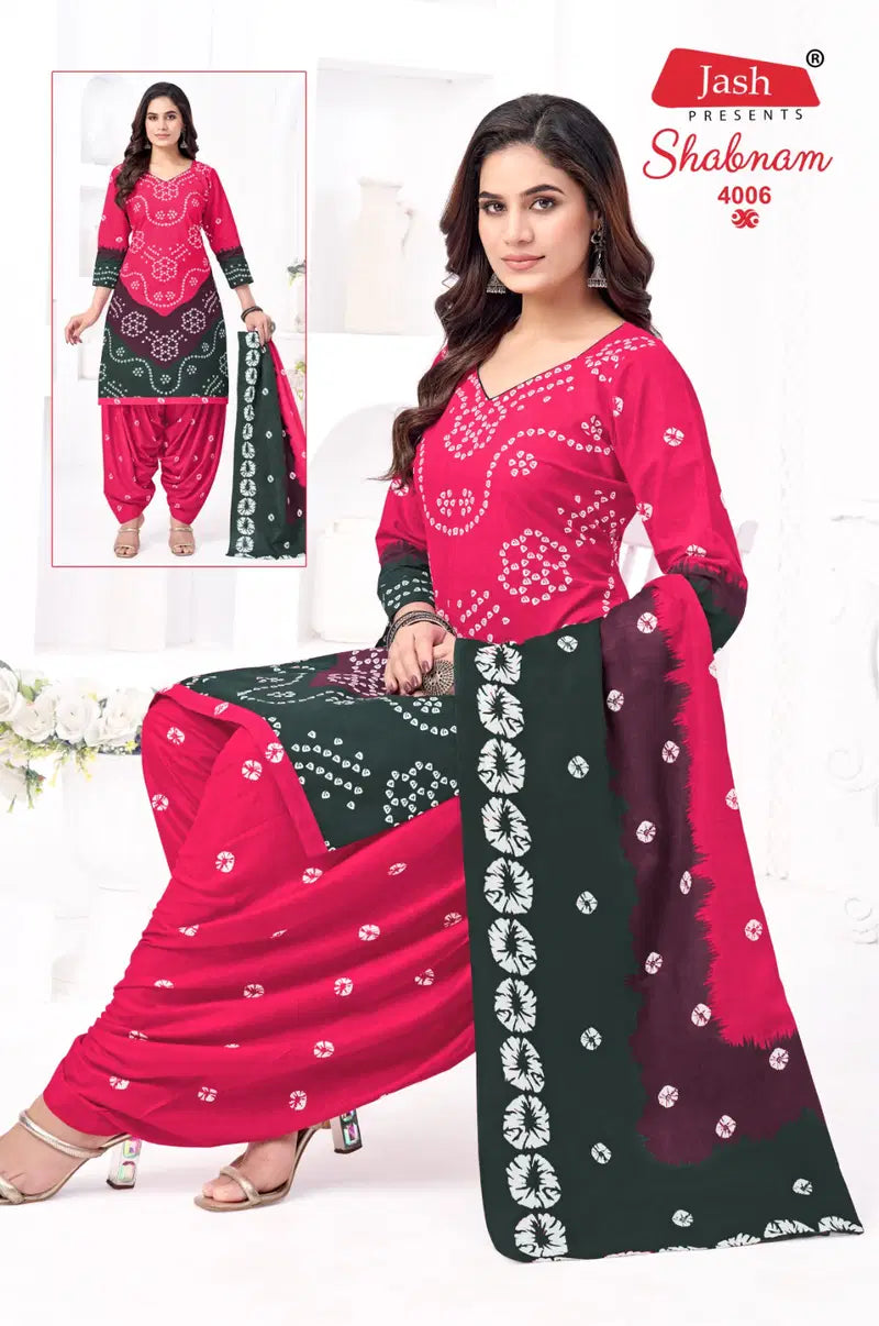 Jash Shabnam Vol 4 Bhandani Cotton Printed Dress Material Collection