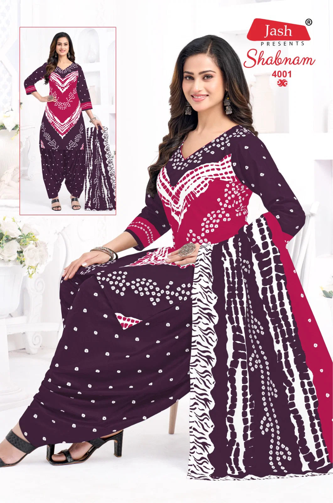 Jash Shabnam Vol 4 Bhandani Cotton Printed Dress Material Collection