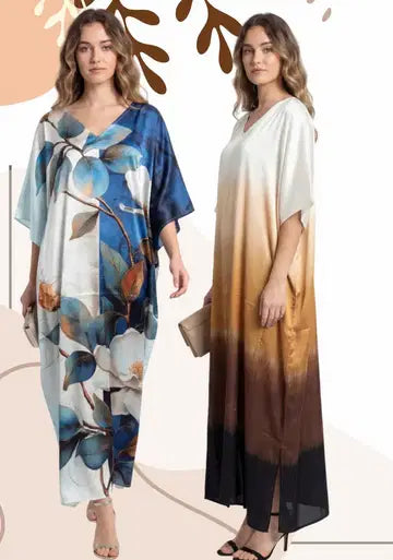 Jisha Kaftan Satin Breeze Vol 8 Digital Printed Japan Satin Kaftan Collection