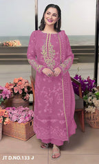 Johra Tex Jt 133 J Georgette Embroidered Pakistani Salwar Kameez