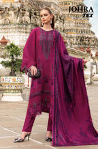 Johra Tex 189 Cotton Dupatta Rayon With Work Pakistani Salwar Kameez