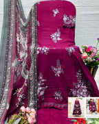 Johra Tex 194 B Rayon Cotton With Embroidered Pakistani Salwar Kameez Full Catalog available at wholesale rate.