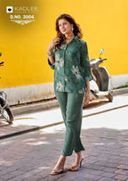 Kadlee Aaru Rayon Flex Printed Co Ord Set Collection