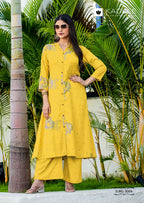 Kadlee Karnaee Rayon Printed Kurti With Bottom