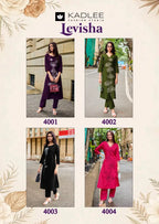 Kadlee Levisha Viscose Weaving Worked Kurti With Bottom Collection