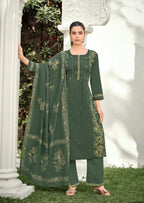 Karissa Mannat Bomaby Cotton Handworked Kurti With Bottom Dupatta