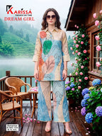 Karissha Dream Girl Maslin Digital Printed Co Ord Set Collection