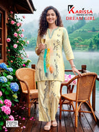 Karissha Dream Girl Maslin Digital Printed Co Ord Set Collection