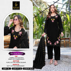 Khas 411 A To D Cambric Cotton Embroidered Salwar Kameez