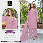 Khas 411 A To D Cambric Cotton Embroidered Salwar Kameez