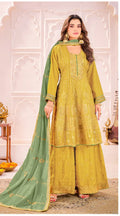 Khas 4474 A And B Chinon Chiffon Embroidery Pakistani Readymade Suits