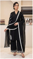Khas 4534 A To C Rayon Cotton Embroidered Salwar Kameez