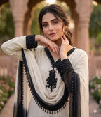 Khas 57 Natural Crepe Embroidered Salwar Kameez