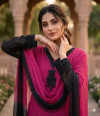 Khas 57 Natural Crepe Embroidered Salwar Kameez