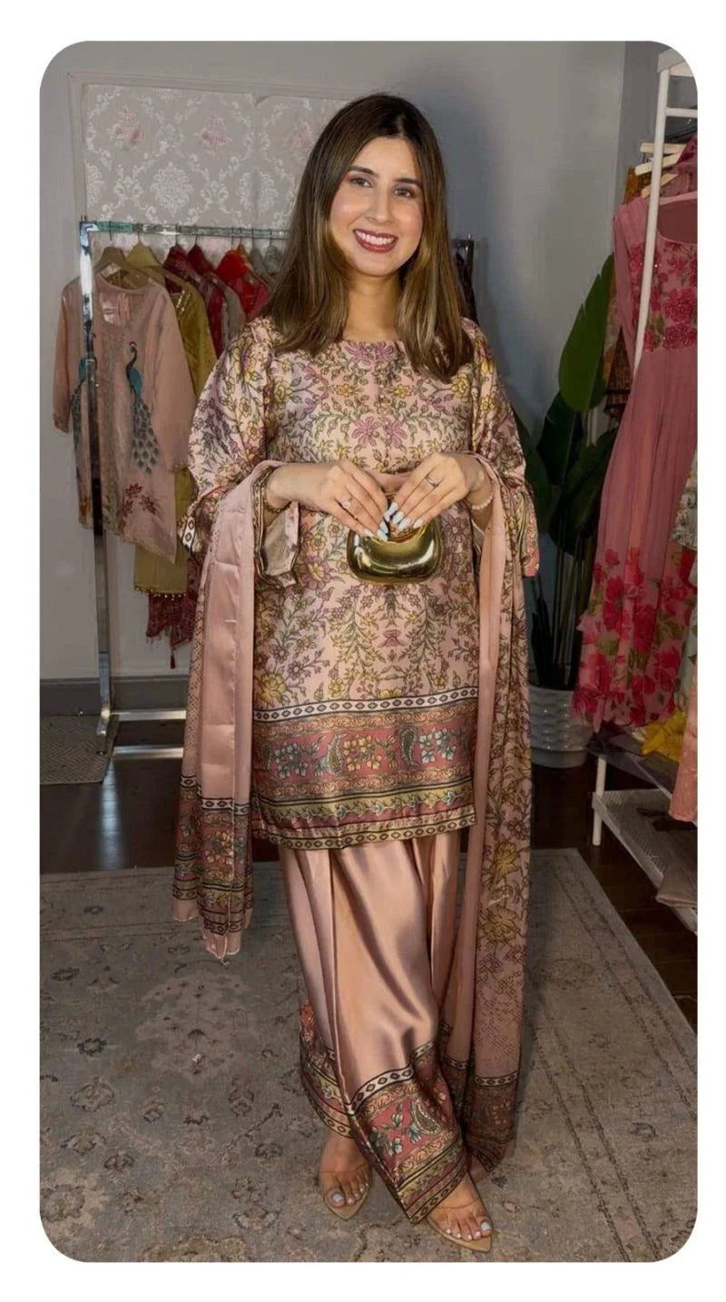 Khas 84 To 87 Modal Satin Teady Digital Printed Salwar Kameez