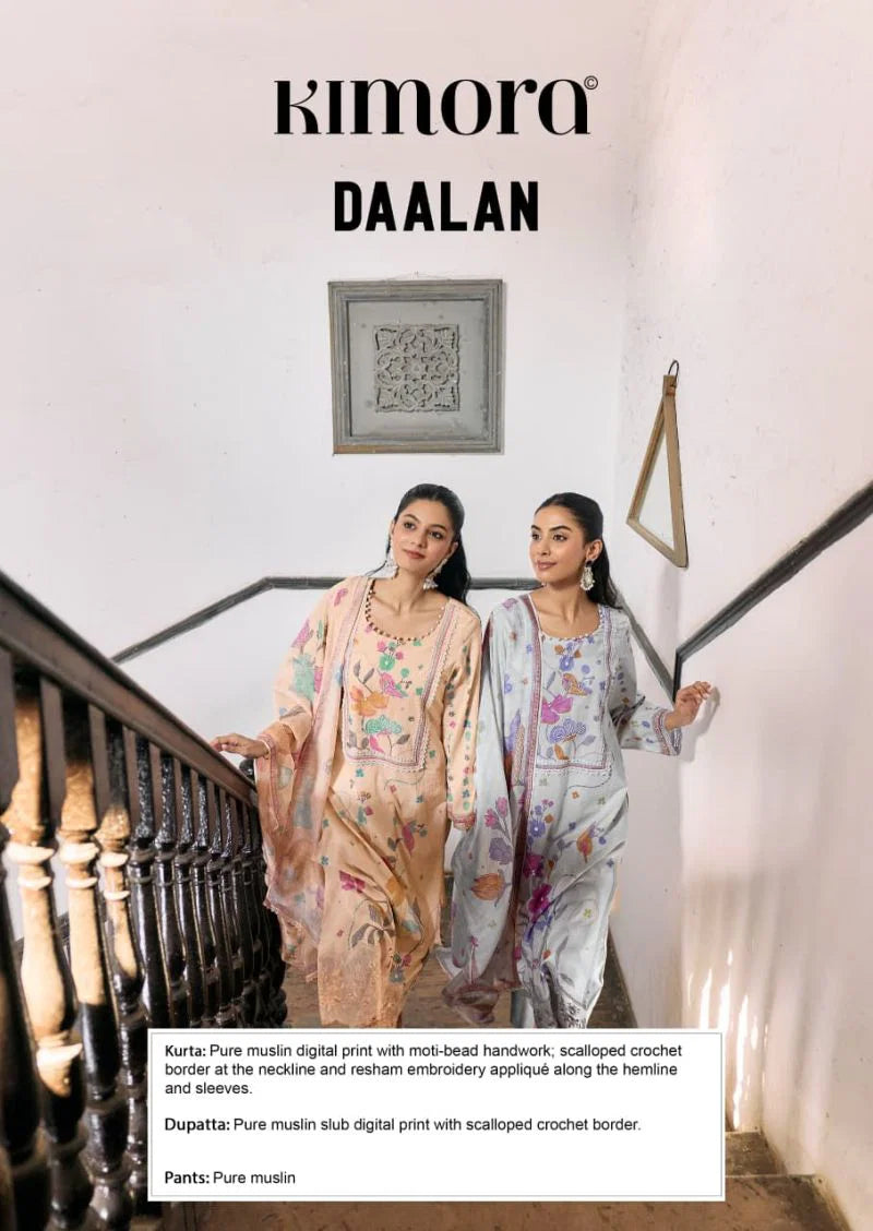 Kimora Daalan Vol 93 Muslin Digital Printed Salwar Kameez